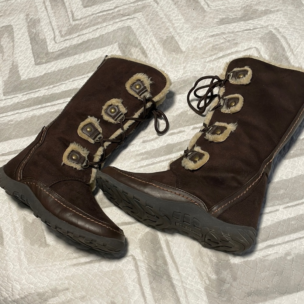 Nine West Fur Accent & Lined Snow Outdoor Boots 6